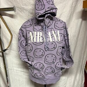 NIRVANA Lavender Graphic Hoodie
